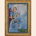 Набор для вышивания бисером КАРТИНЫ БИСЕРОМ "Икона Святого Архангела Михаила"